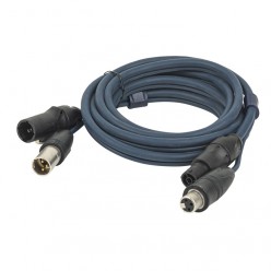 DAP FP1510 FP-15 Hybrid Cable - powerCON TRUE1 & 3-pin XLR IP - DMX / Power